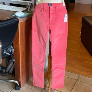 GapKids Skinny Fit Guava Pink Velour Fabrication Jeans size 14 Reg., NWT